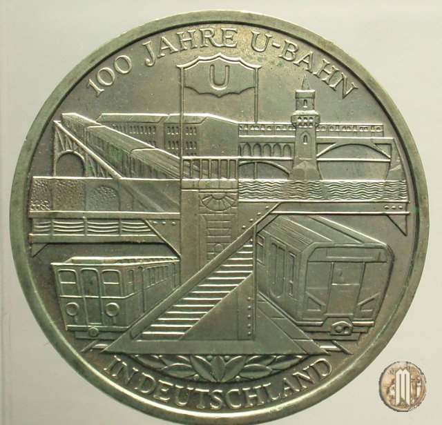 10 Euro 2002 100 Anni di Metropolitana in Germania 2002 (Monaco)