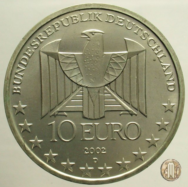 10 Euro 2002 100 Anni di Metropolitana in Germania 2002 (Monaco)