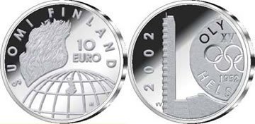 10 Euro 2002 50° Ann.Giochi Olimpici Helsinki 2000 (Vantaa)