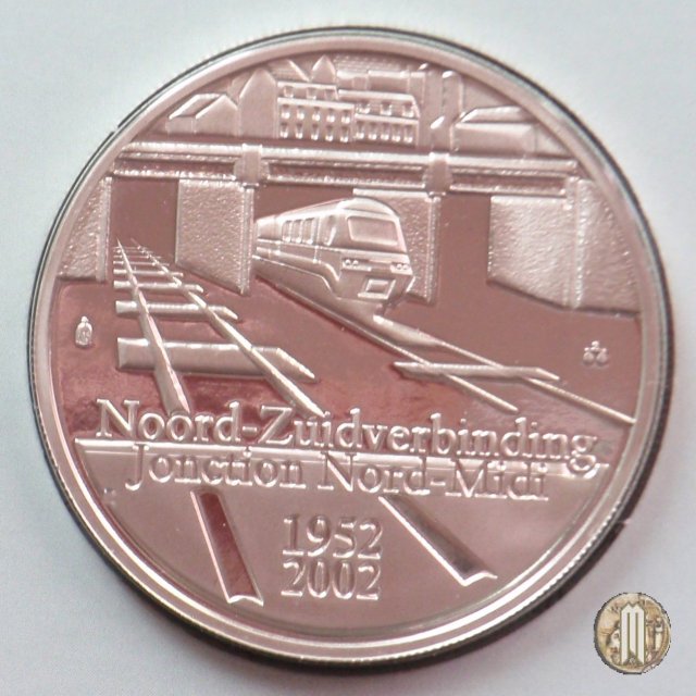 10 Euro 2002 Cinquantenario Linea Nord-Sud 2002 (Bruxelles)