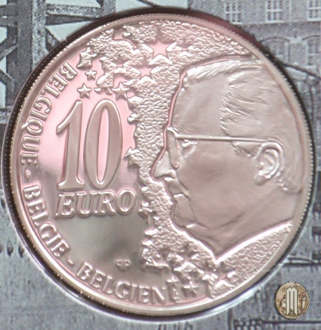 10 Euro 2002 Cinquantenario Linea Nord-Sud 2002 (Bruxelles)