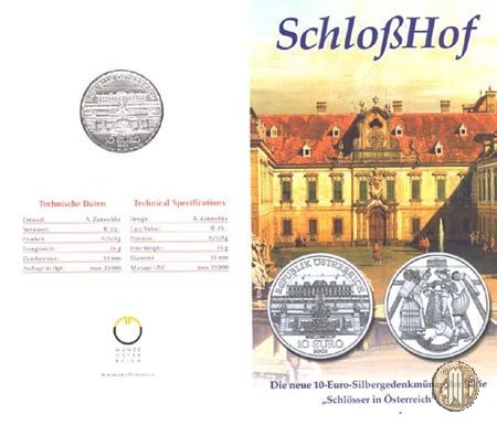 10 Euro 2003 Castello di Hof 2003 (Vienna)