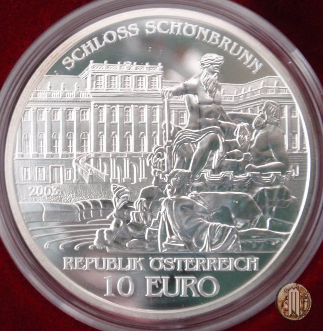 10 Euro 2003 Castello di Schönbrunn 2003 (Vienna)