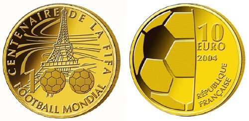 10 Euro 2004 Centenario della FIFA 2004 (Parigi)