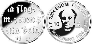 10 Euro 2004 Johan Ludvig Runeberg 2004 (Vantaa)