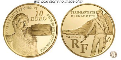 10 Euro 2006 Jean-Baptiste Bernadotte 2006 (Parigi)