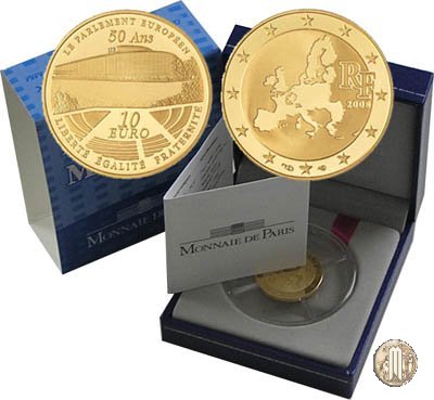 10 Euro 2008 50° Anniversario del Parlamento Europeo 2008 (Parigi)