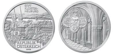 10 Euro 2008 Abbazia di Klosterneuburg 2008 (Vienna)