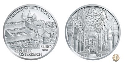 10 Euro 2008 Abbazia di Seckau 2008 (Vienna)