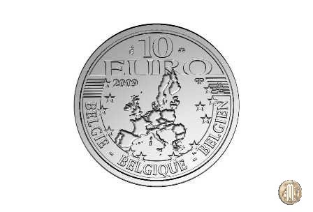 10 Euro 2009 75° Compleanno Re Alberto II 2009 (Bruxelles)