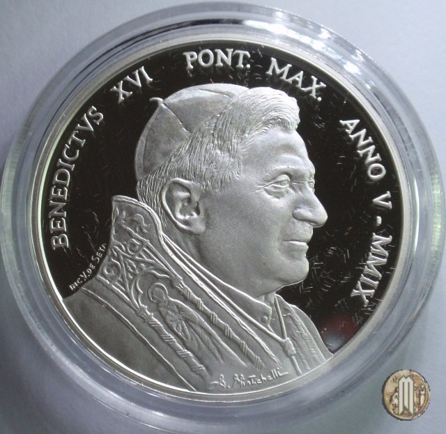 10 Euro 2009 80° Anniv. Fondaz. Stato Città del Vaticano 2009 (Roma)