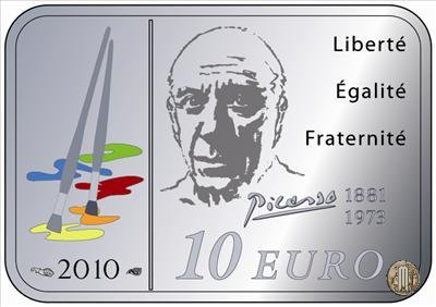 10 Euro 2010 Grandi Pittori - I moderni - Pablo Picasso 2010 (Parigi)