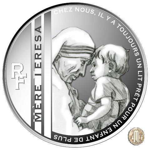 10 Euro 2010 Le Grandi Cause - Centenario della nascita di Madre Teresa 2010 (Parigi)