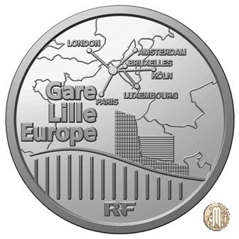 10 Euro 2010 Treni di Francia - Lille Europe e il TGV 2010 (Parigi)