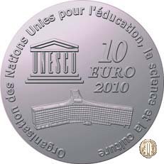 10 Euro 2010 UNESCO - il Taj Mahal 2010 (Parigi)