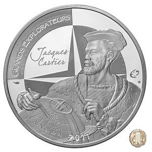 10 Euro 2011 Grandi esploratori - Jacques Cartier 2011 (Parigi)