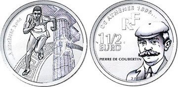 1 1/2 2003 Euro Da Atene 1896 ad Atene 2004 2003 (Parigi)