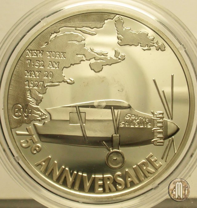 1 1/2 Euro 2002 75° Anniversario della traversata dell'Atlantico 2002 (Parigi)