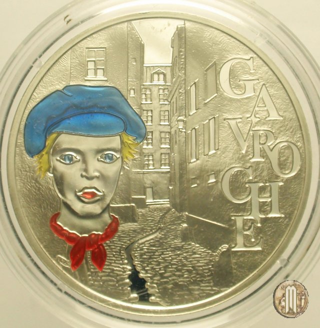 1 1/2 Euro 2002 Gavroche (Bicentenario della Nascita di Victor Hugo) 2002 (Parigi)