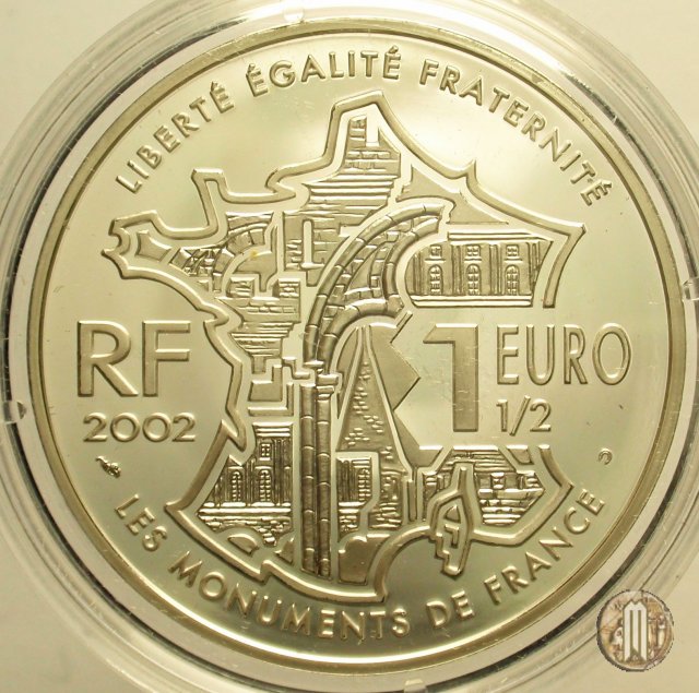 1 1/2 Euro 2002 Serie monumenti di Francia - Montmartre 2002 (Parigi)