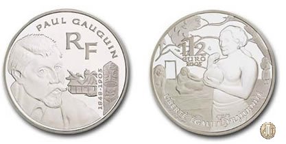 1 1/2 Euro 2003 100° Anniversario della morte di Paul Gauguin 2003 (Parigi)