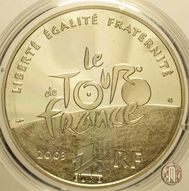 1 1/2 Euro 2003 Serie Centenario Tour de France - Tappa di Montagna 2003 (Parigi)