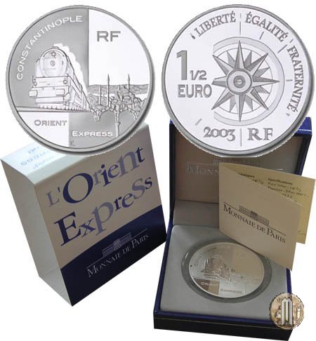 1 1/2 Euro 2003 Serie viaggi intorno al mondo - Orient-Express 2003 (Parigi)