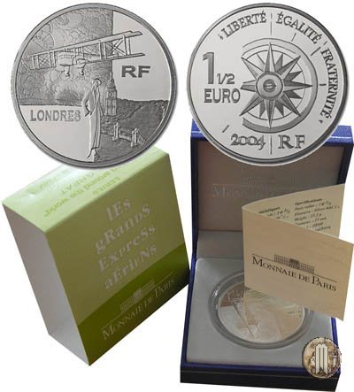 1 1/2 Euro 2004 Serie viaggi intorno al mondo - Grand Express Parigi-Londra 2004 (Parigi)