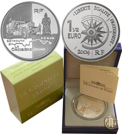 1 1/2 Euro 2004 Série voyage autour du monde - <i>La Crociera Gialla</i> 2004 (Parigi)