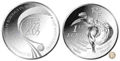 1 1/2 Euro 2005 150° Anniversario della classificazione dei vini di Bordeaux 2005 (Parigi)