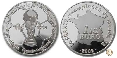 1 1/2 Euro 2005 Campionati del Mondo di Calcio - Germania 2006 2005 (Parigi)