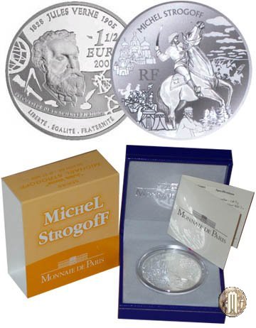 1 1/2 Euro 2006 100° Anniversario della morte di Jules Verne - Michele Strogoff 2006 (Parigi)