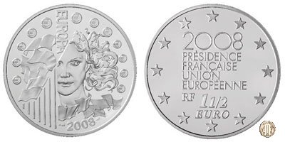 1 1/2 Euro 2008 Europa - Presidenza francese dell'Unione Europea 2008 (Parigi)