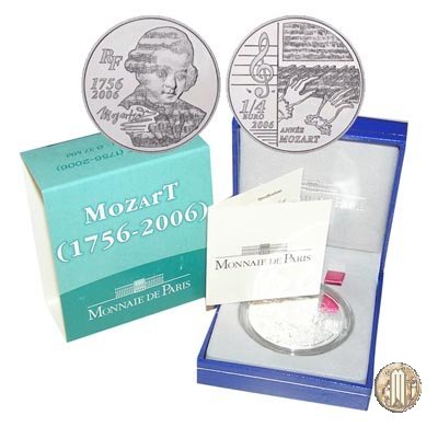 1/4 Euro 2006 250° Anniversario della nascita di Wolfgang Amadeus Mozart 2006 (Parigi)