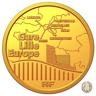 200 Euro 2010 Treni di Francia - Lille Europe e il TGV 2010 (Parigi)