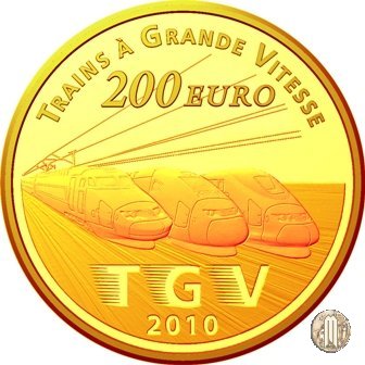 200 Euro 2010 Treni di Francia - Lille Europe e il TGV 2010 (Parigi)