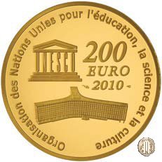 200 Euro UNESCO - il Taj Mahal 2010 (Parigi)