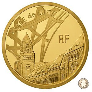 200 euro 2011 I treni di Francia - Stazione ferroviaria di Metz 2011 (Parigi)