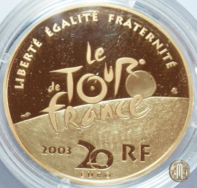 20 Euro 2003 Centenario del tour de France - Arrivo sui Campi Elisi 2003 (Parigi)