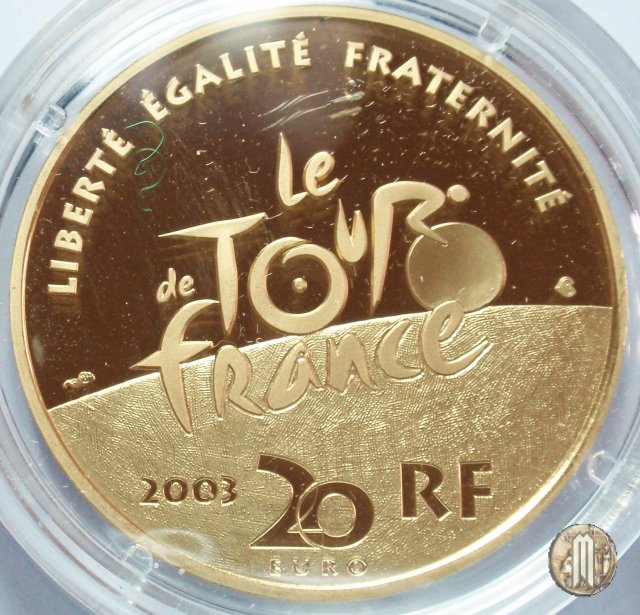 20 Euro 2003 Centenario del tour de France - Tappa di montagna 2003 (Parigi)
