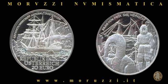 20 Euro 2005 Spedizione Polare "Admiral Tegetthoff" 2005 (Vienna)