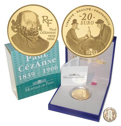 20 Euro 2006 100° Anniversario della morte di Paul Cézanne 2006 (Parigi)