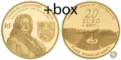 20 Euro 2007 330° Anniversario della nascita di Stanislaus Leszczynski 2007 (Parigi)