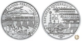 20 Euro 2007 La Ferrovia del Nord dell'Imperatore Ferdinand 2007 (Vienna)