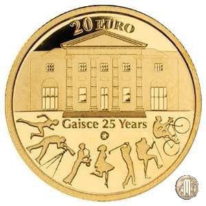 20 Euro 2010 25° Anniv. Gaisce 2010 (Utrecht)