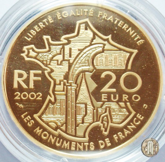 20 Euro Monumenti - Mont S. Michel 2002 (Parigi)