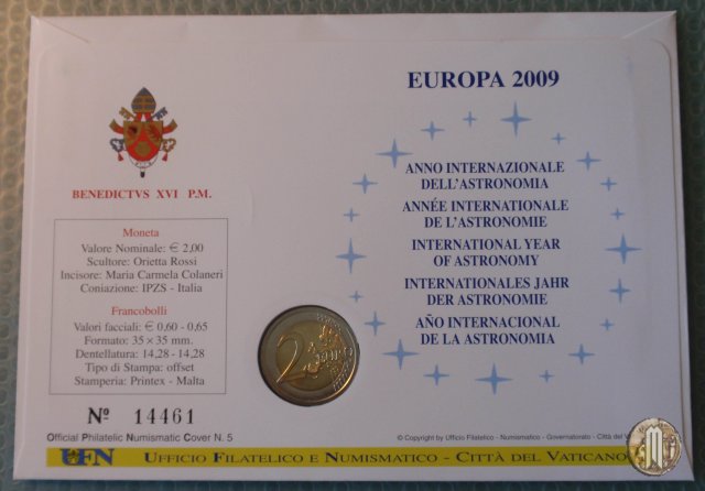 2 Euro 2009 Anno Internazionale dell'Astronomia 2009 (Roma)