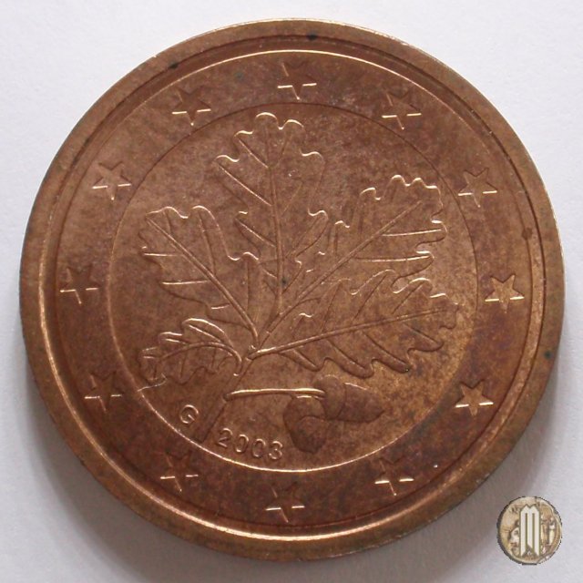 2 centesimi di Euro 2003 (Karlsruhe)