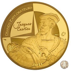 500 Euro 2011 Grandi Esploratori - Jacques Cartier 2011 (Parigi)