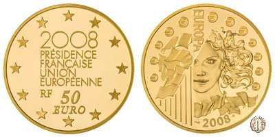 50 Euro 2008 Europa - Presidenza francese dell'Unione Europea 2008 (Parigi)